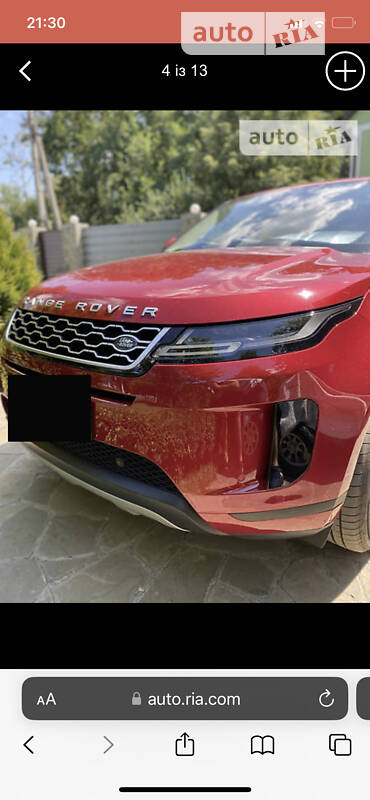 Land rover Range rover evoque (2019)