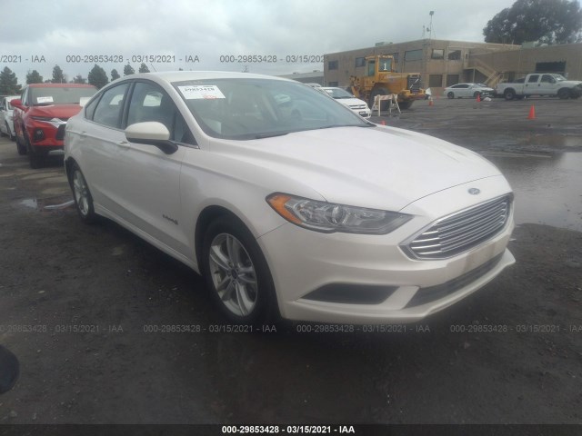 Ford Fusion hybrid (2018)