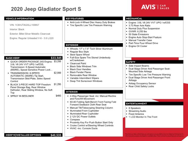 Jeep Gladiator 2020
