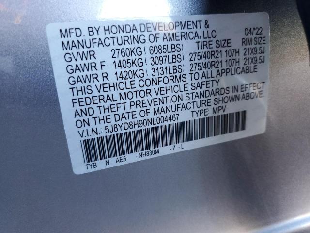 Acura Mdx type s 2022