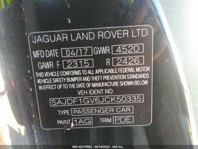 Jaguar F-type 2018