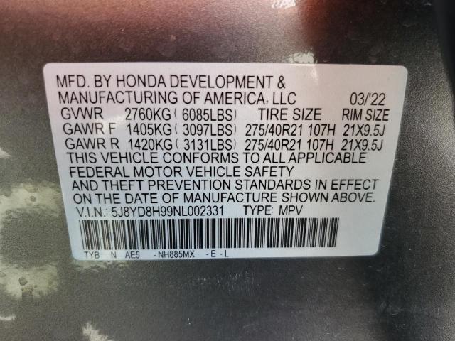 Acura Mdx type s 2022